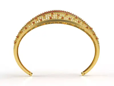 Art Deco Bracelet 49 3D print model
