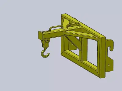 Log Crane JCB 531 Free 3D model