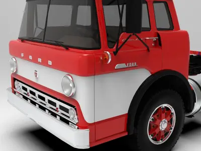 Ford C-600 1972 3D model
