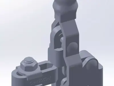 GP-1202-U clamp with bolt Free 3D model