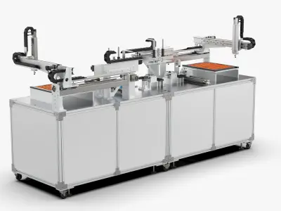 Automatic Network Port Test Line 3D model