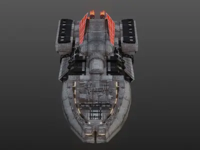 Hutt heavy Cruiser 2 3D model