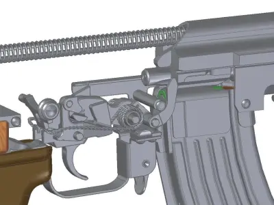 AKM 6P1 3D model