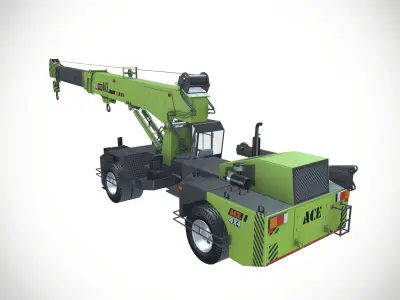 Pick Up Carry Crane 3D model