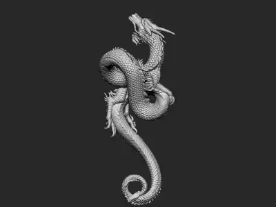  Chinese Dragon 3D print 