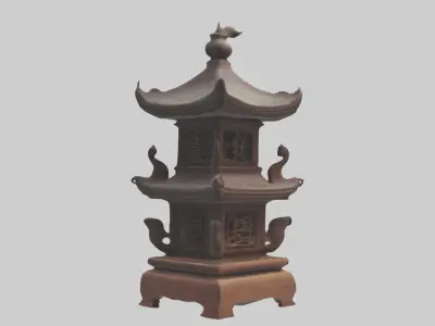 Taoist incense holder  3D model