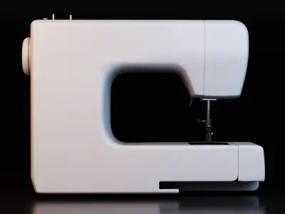 Sewing Machine Low-poly 3D model get