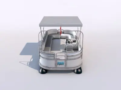 River Ferryboat 3D model