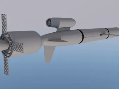 Cruise Missile 3D model