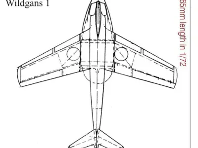 Messerschmitt Wildgans 1 3D print model