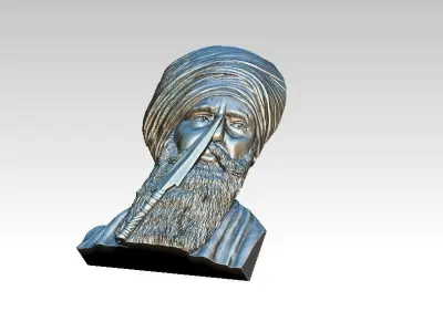 Bhindranwale Portrait  3D print model