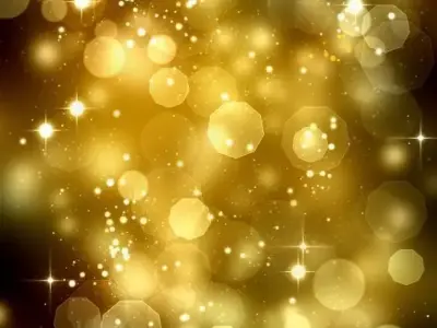 asdasdasdasdas golden background with stars and bokeh Free 3D model
