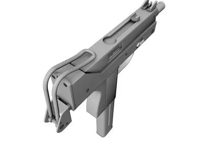 Gun 3D Model pistol 3D model