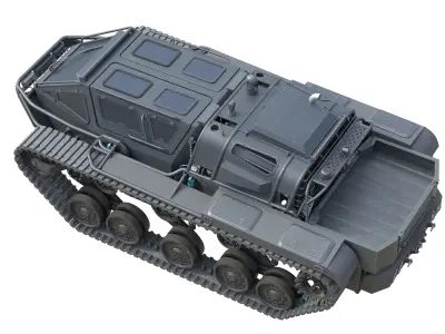 Ripsaw EV3 F4   Low-poly 3D model