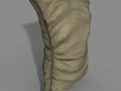 Sack Standart Low-poly 3D model