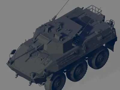 Type 87 RCV 3D model