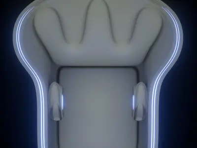Pilot Seat 3D model