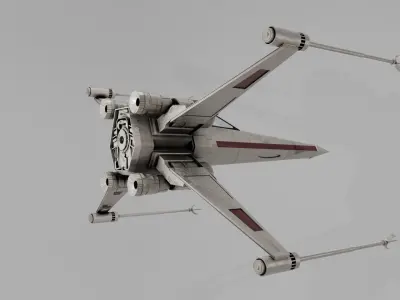 X-Wing 3D model