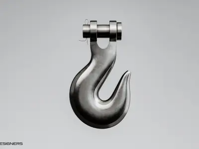 Chain Grab Hook 3D model