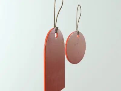 Price Tags 2 Low-poly 3D model