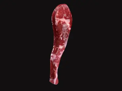 Goat Leg V01 Low-poly 3D model