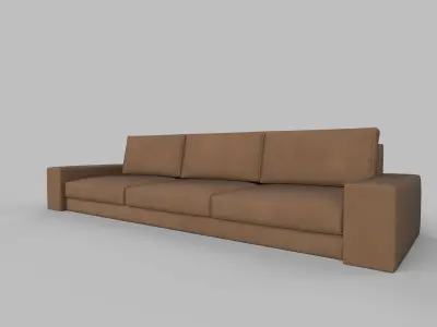  sofa three seater 3D model