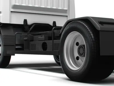 Mitsubishi Fuso E Canter ExtraWideCab 3400 2024 3D model