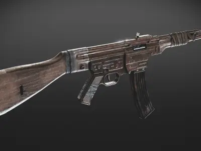 StG 44 - Post Apocalyptic Series Low-poly 3D model