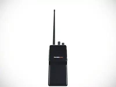 Portable Walkie Talkie Low-poly 3D model