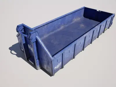 Industrial Waste Container 3D model