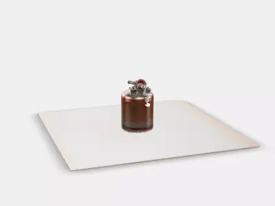HighPressureGasCanister3DModel Low-poly 3D model