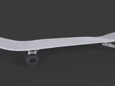 Skateboard 3D model 2