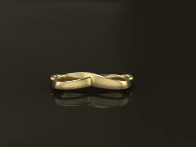 Infinity Pendant Small Size 12mm Width 3D print model