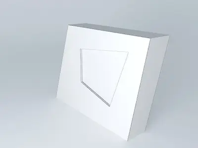 SLANTED WALL Free 3D model