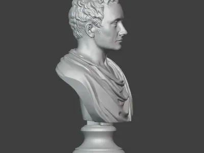 Unknown  Magistrate - Emperor -- Roman - Greek Man Bust 3D print model