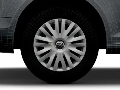 Volkswagen Caddy Trendline 2020 wheel 3D model