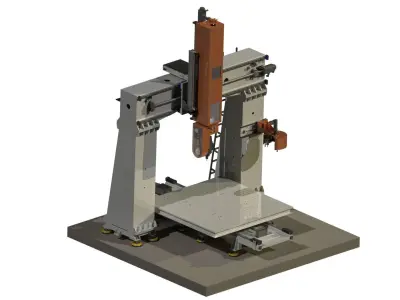5 axis CNC milling machine Free 3D model
