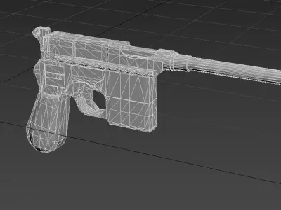 Mauser - German WW2 Weapon Low-poly 3D model