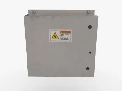 Electrical Box 06 Low-poly 3D model