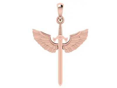 CROSS PENDANT CR179 3D print model