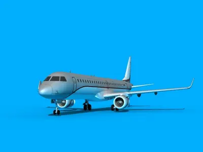 Embraer Emb-190 Corporate 3 3D model
