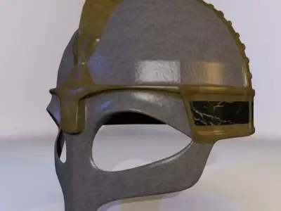 3D Model Ancient Viking Helmet 3D model