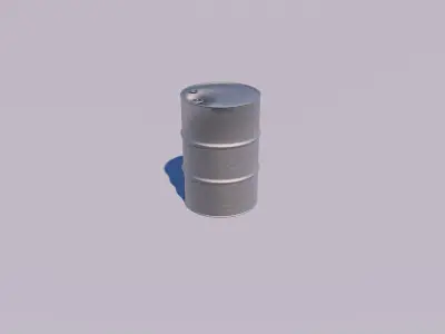 Barrel metal 3D model