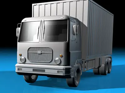 Old truck 3D model