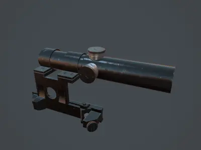 PU Scope Low-poly 3D model purchase