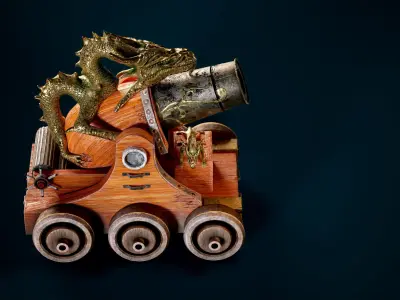 Weapon gun Low-poly 3D model purchase