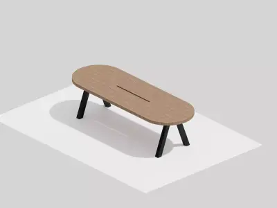 Modern Industrial Office Furniture Asset Collection 3D model