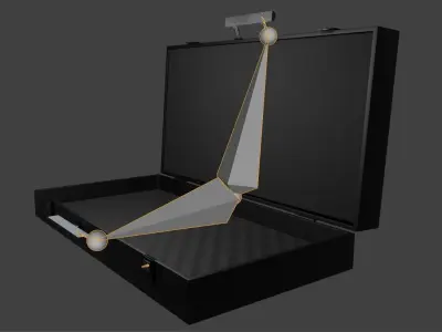 Ammo boxes - Briefcase - gun 3D Model Pack