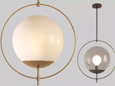 Arteriors volta pendant 3D model