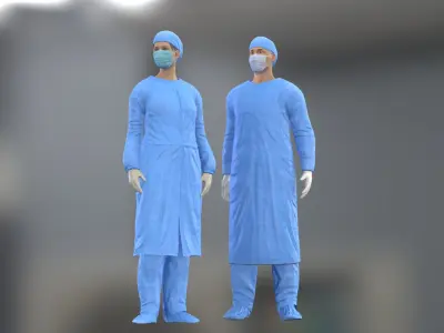 Surgeons Characters 3D model